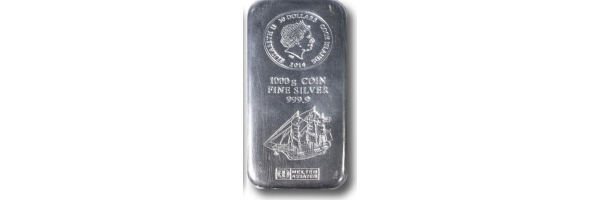 Silber Münzbarren