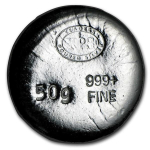 Silberbarren 50,00 g (1.6075 oz)