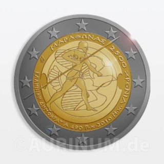 2 Euro Griechenland 2010 Marathon