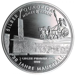 1/4 Unze Silber Germania Quadriga 2019 999,99