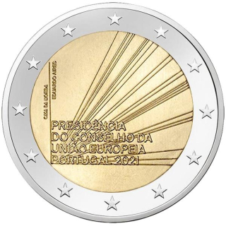 2 Euro Portugal EU-Ratspräsidentschaft 2021 bfr