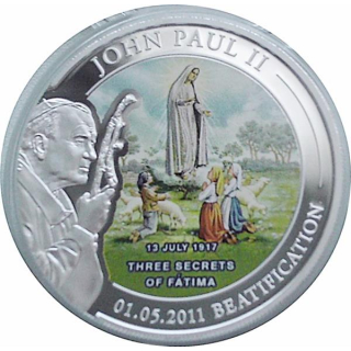 Palau 2011 8 x 1 Dollar Papst Johannes Paul II - Seligsprechung Eröffnung 2011