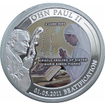 Palau 2011 8 x 1 Dollar Papst Johannes Paul II - Seligsprechung Eröffnung 2011