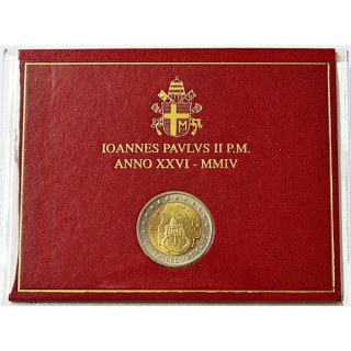 Vatikan 2004 BU 2 Euro 75 Jahre Vatikanstadt Blister