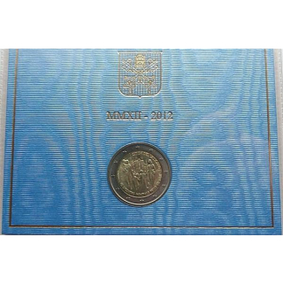 Vatikan 2012 2 Euro VII. Weltfamilientreffen Mailand Blister
