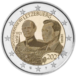 2 Euro Luxemburg 2021 Großherzog Jean von Luxemburg...
