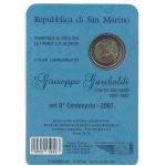 2 Euro San Marino 2007 200. Geburtstag von Giuseppe...