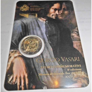 2 Euro San Marino 2011 500. Geburtstag von Giorgio Vasari 2011 in Blister