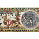 Niue Islands 2021 5 Dollar 2 Oz Silber Sekhmet Gods of Anger Antique Finish 2 oz,