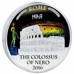 3 oz silber Niue 2016 Proof -  STATUE KAISER NERO und...