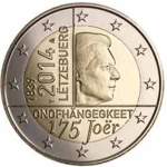 2 Euro Luxemburg 2014 175 Jahre Unabhängigkeit BU