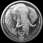 1 Unze Silber Big Five Serie II Elefant Südafrika...