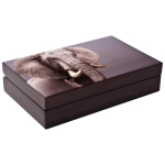 2 x 1 Unze Silber Big Five Serie II Elefant Doppel-Kapsel Südafrika 2021 Proof