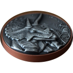 Vanuatu 10 Vatu 2021- TRICERATOPS - Double Silver Giant...