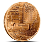 1 Unze Copper  Round Medieval Legends Robin Hood Series...