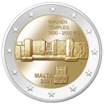 2 Euro Malta 2021 Prähistorische Stätten Maltas...