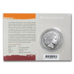 1 Unze Silber Kangaroo 2001 Australien in Coincard