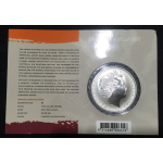 1 Unze Silber Kangaroo 2002 Australien in Coincard