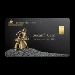 0,5 g Goldbarren Heimerle + Meule Secain Card 999,99 im...