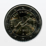 2 Euro Italien 2011 150 Jahre Vereinigung Italiens