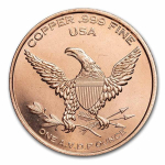 1 Unze Copper  Round Megalodon Shark 999,99 AVDP