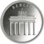 1 Oz Silber Eisbär 2022 Berlin in Coincard