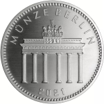 1 Oz Silber Eisbär 2021 Berlin in Coincard