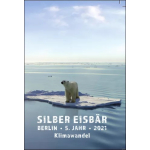 1 Oz Silber Eisbär 2021 Berlin in Coincard