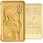 1 g Goldbarren The Royal Mint - Henna (geprägt)...