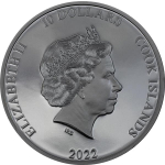 10 $ 2 Oz Silber Cook Islands TRUCK King of the Road 2022...