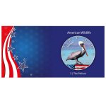 1 Unze Silber American Eagle 2022 USA - American Wildlife (3) - Pelikan