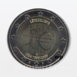 2 Euro Luxemburg 2009 10 Jahre Euro 2009 EWU EMU