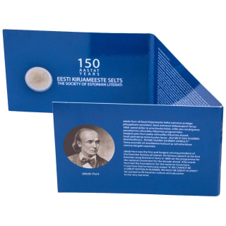 Estland 2 Euro Estnische Literatur-Gesellschaft - 150. Jubiläum 2022 Blister