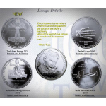 1 Unze Silber Serbien Nikola Tesla - Ozongenerator - 2022 BU 100 Dinar Serie !