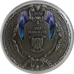 2 Unzen Silber Kamerun Erzengel Gabriel 2020 Antique...