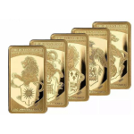 2,5g Gold 5 x 250 Francs CFA Senegal - The Queens Beasts...