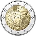 Luxemburg 2 Euro - ERASMUS PROGRAMM - 2022 bfr.