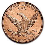 1 Unze Copper Round - US Marines Iwo Jima