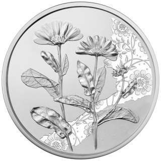 Österreich 10 Euro 2022 - Die Ringelblume - Calendula - Mit der Sprache der Blumen - 2022 HGH Coin Card Blister