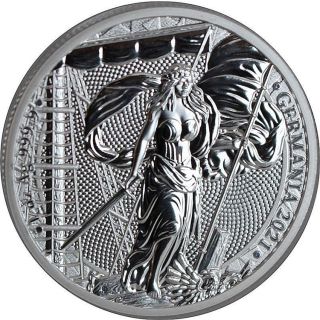 1 oz  LADY GERMANIA 2021 BU Silber - Germania Mint - Serie Lady Germania