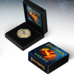 3 Unzen Silber Samoa 2023 - Der Eine Ring 3-Dimensional - Herr der Ringe - 2023 Antique Finish -Top-Edition 2023 - Neu : Echtbilder