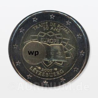 2 Euro Luxemburg 2007 50 Jahre Römische Verträge