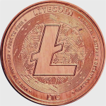 1 Unze Copper Round - LITECOIN -  999,99 AVDP