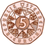 Österreich 5 Euro 2022 Kupfermünze - DEMOKRATIE...