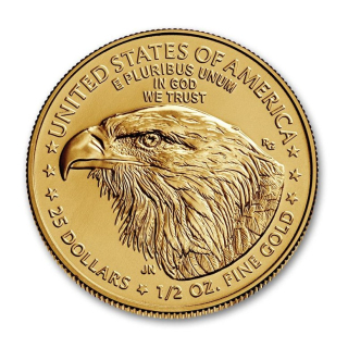 1/2 Unze Gold USA 2023 BU - Eagle - Liberty - 25 $