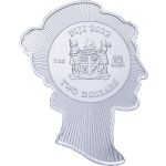 1 Unze Silber Fiji Fidschi - MERCURY DIME LIBERTY Shapes...