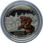 Cook Inseln 5$ Silber 2009 PP NAPOLEON Great Battles...