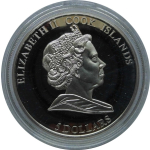 Cook Inseln 5$ Silber 2009 PP NAPOLEON Great Battles...