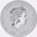 1 Unze Silber Tuvalu 2023 BU Color - Das Phantom - 1 AUD...