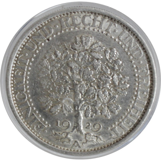 5 Reichsmark Eichbaum 1929 A - Weimarer Republik- " A " Berlin - SS Sehr Schön - EINIGKEIT UND RECHT UND FREIHEIT